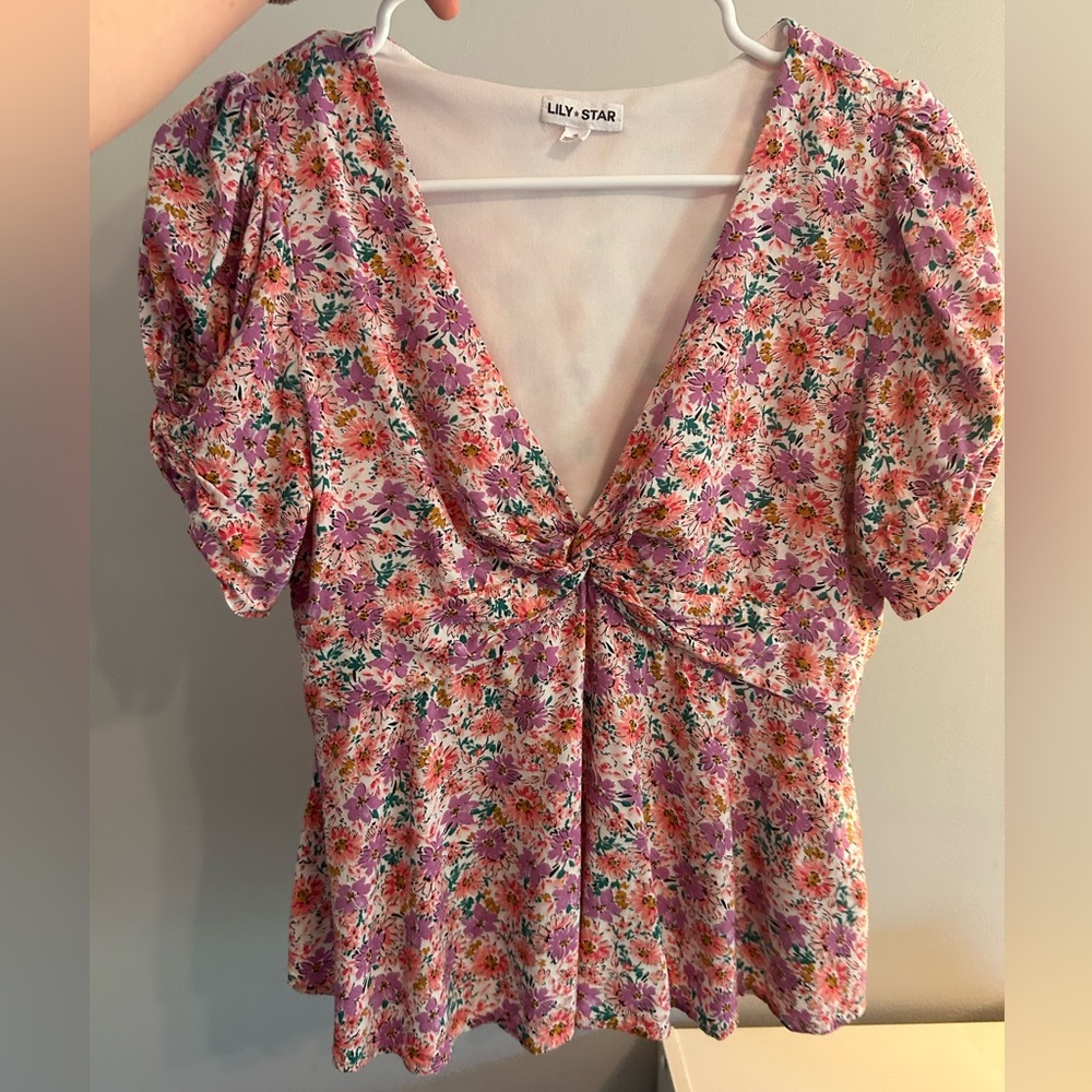 Floral Twist Women’s Top